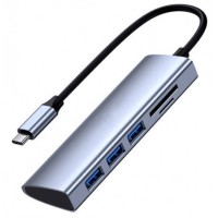 Jellico HU-52 Notebook 5-in-1 Port USB C Hub with USB / SD Card / Micro SD