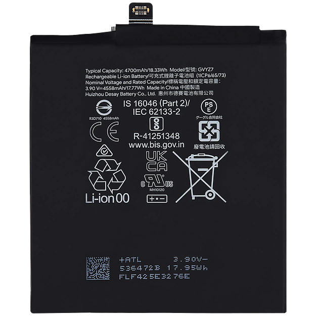 replacement battery GVYZ7 for Google Pixel 9 Pixel 9 Pro