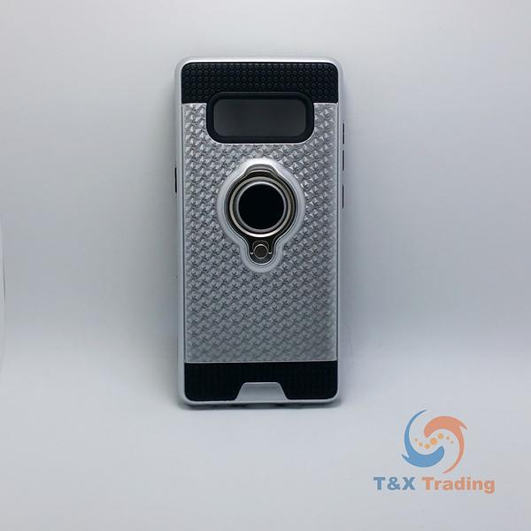 Samsung Galaxy Note 8 - Slim Magnet Enabled Case with Ring Kickstand