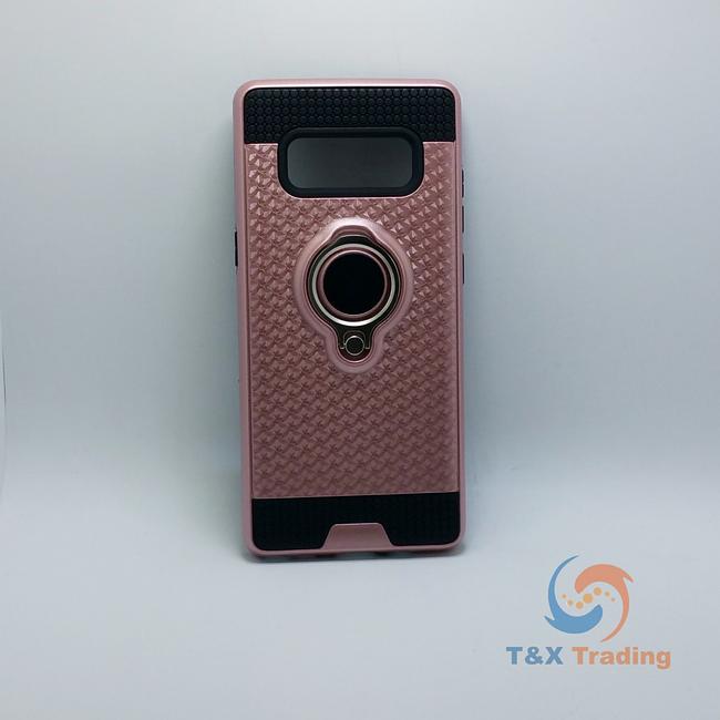 Samsung Galaxy Note 8 - Slim Magnet Enabled Case with Ring Kickstand