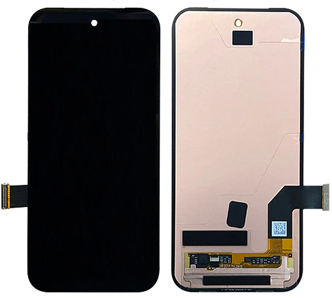LCD Digitizer with Frame fingerprint for Google Pixel 9a