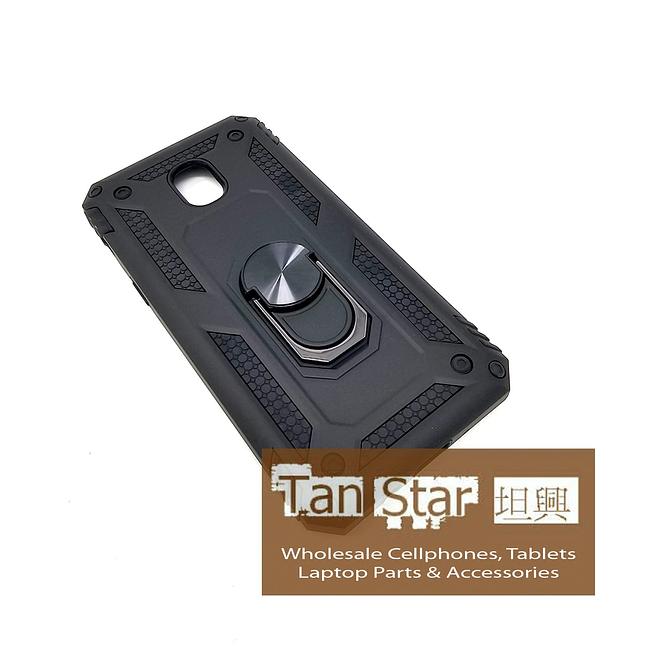 Samsung Galaxy J3 2018 - Transformer Magnet Enabled Case with Ring Kickstand