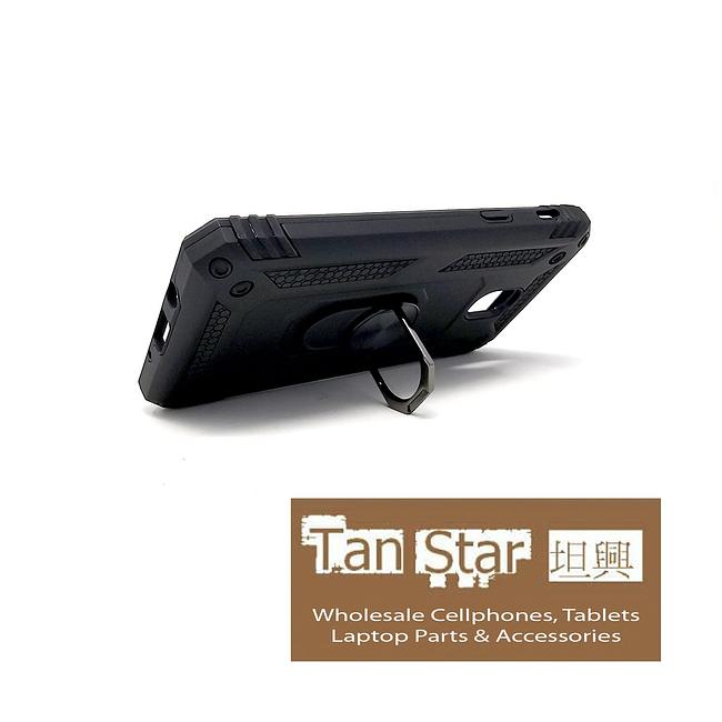 Samsung Galaxy J3 2018 - Transformer Magnet Enabled Case with Ring Kickstand