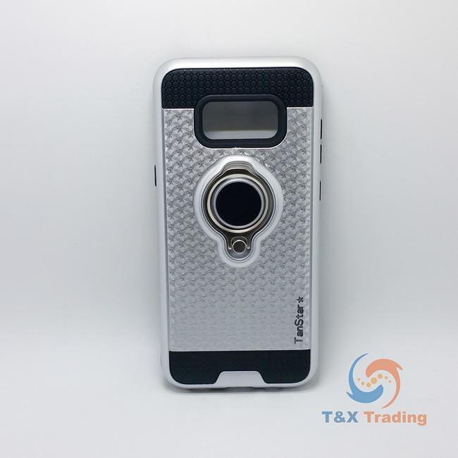 Samsung Galaxy S8 Plus - TanStar Magnet Enabled Case with Ring Kickstand