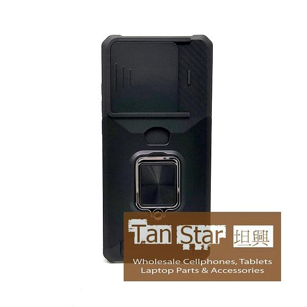 Motorola Moto G Stylus 5G 2025 - Secure Card Holder Magnet Enabled Case with Ring Kickstand