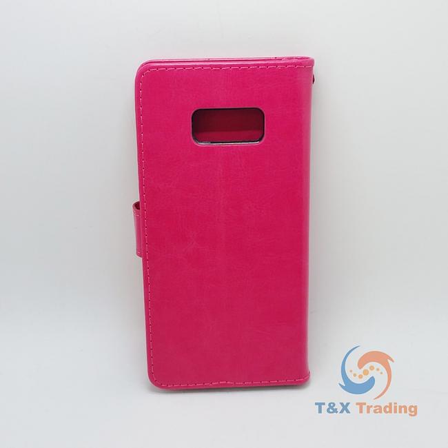 Samsung Galaxy S8 Plus - Book Style Wallet Case with Strap