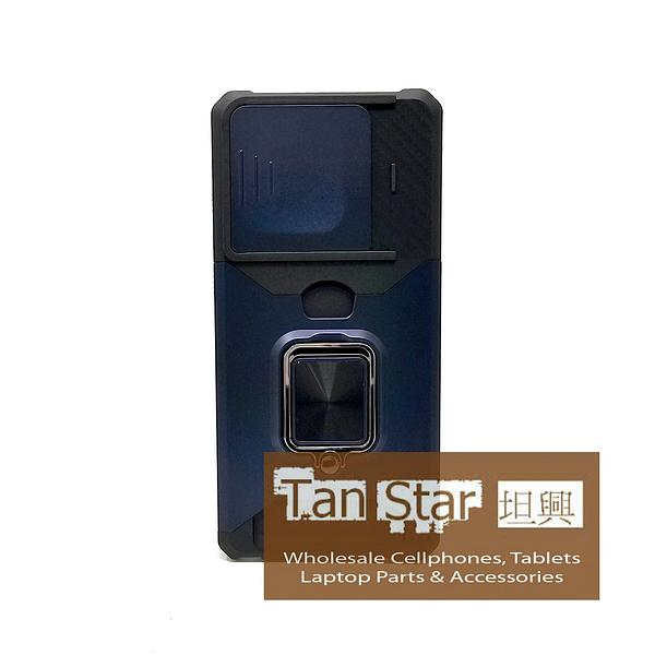 Motorola Moto G Stylus 5G 2025 - Secure Card Holder Magnet Enabled Case with Ring Kickstand