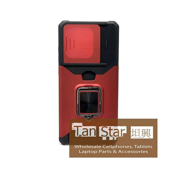 Motorola Moto G Stylus 5G 2025 - Secure Card Holder Magnet Enabled Case with Ring Kickstand