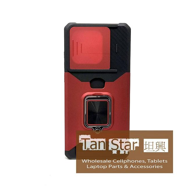 Motorola Moto G Stylus 5G 2025 - Secure Card Holder Magnet Enabled Case with Ring Kickstand