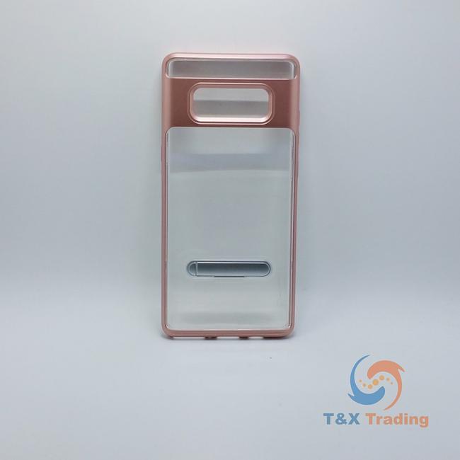 Samsung Galaxy Note 8 - Aluminum Bumper Frame Case with Kickstand