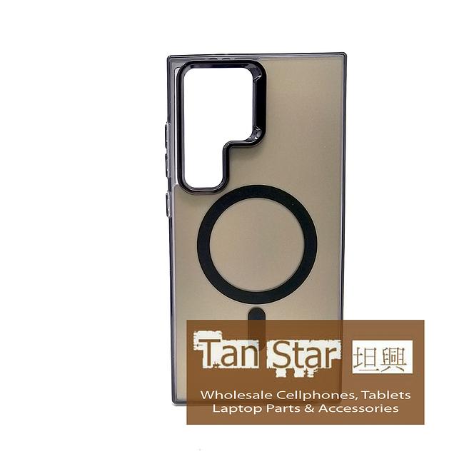 Samsung Galaxy S25 Ultra - MAGNETO Chrome Edge Magnet Ring Silicone Case