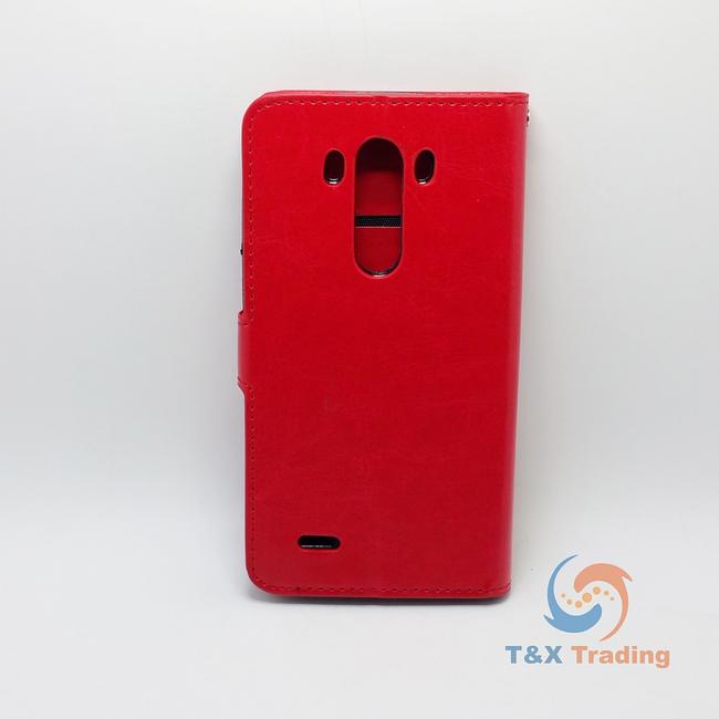 LG G3 - Book Style Wallet Case With Strap