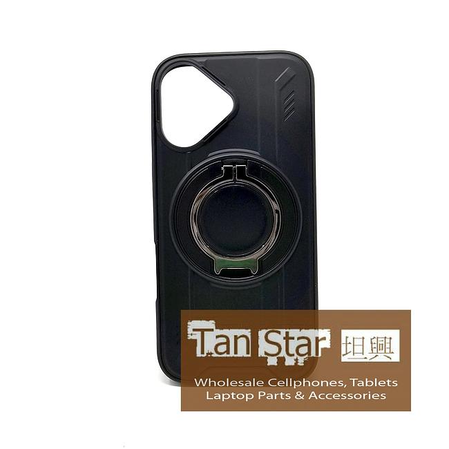 Apple iPhone 16 - NINJA Magnet Enabled Case with Ring Kickstand