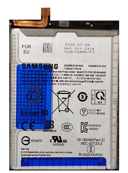 replacement battery EB-BA166ABY for Samsung Galaxy A16 5G A166 A16 4G A165