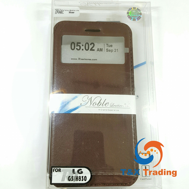 LG G5 - Roar Noble Leather View Series Case