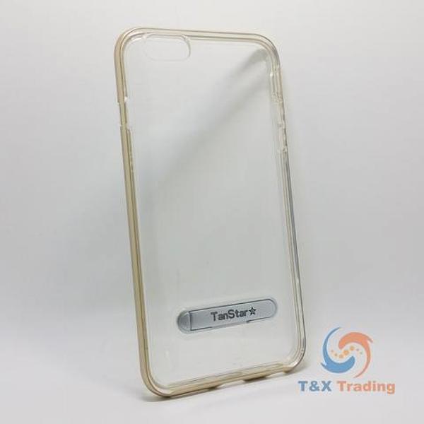 Apple iPhone 6 / 6S - TanStar Aluminum Bumper Frame Case with Kickstand