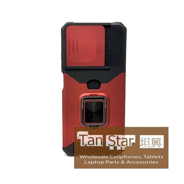 Motorola Moto G 5G 2025 - Secure Card Holder Magnet Enabled Case with Ring Kickstand