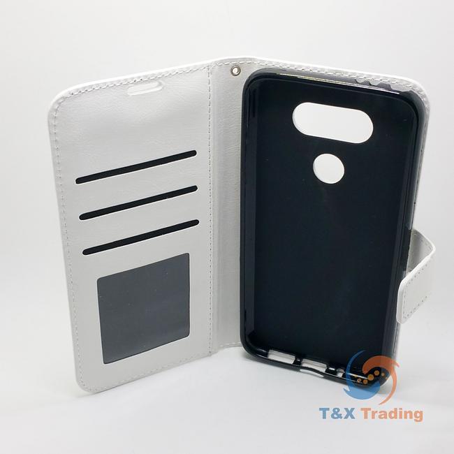 LG G5 - Book Style Wallet Case With Strap
