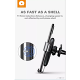 WUW Fast Wireless Electric Car Charger with Gravity Vent Mount WUW-W12