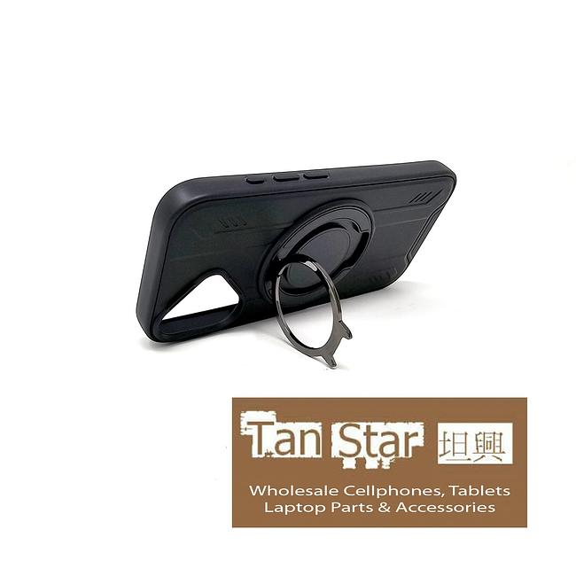 Apple iPhone 16 - NINJA Magnet Enabled Case with Ring Kickstand