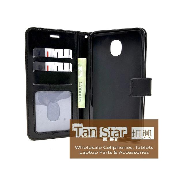 Samsung Galaxy J7 2018 (J737) - Book Style Wallet Case With Strap