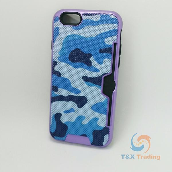 Apple iPhone 6 / 6S - Military Camouflage Credit Card Case