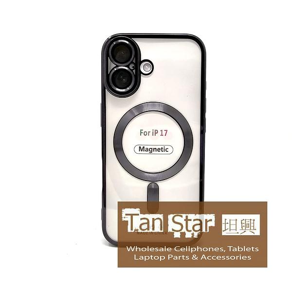 Apple iPhone 17 - Chrome Edge Magnet RING Silicone Case