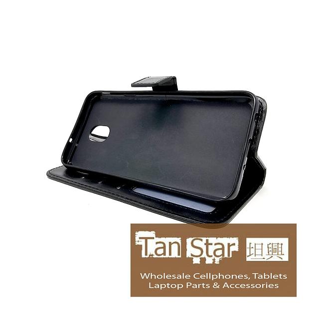 Samsung Galaxy J7 2018 (J737) - Book Style Wallet Case With Strap