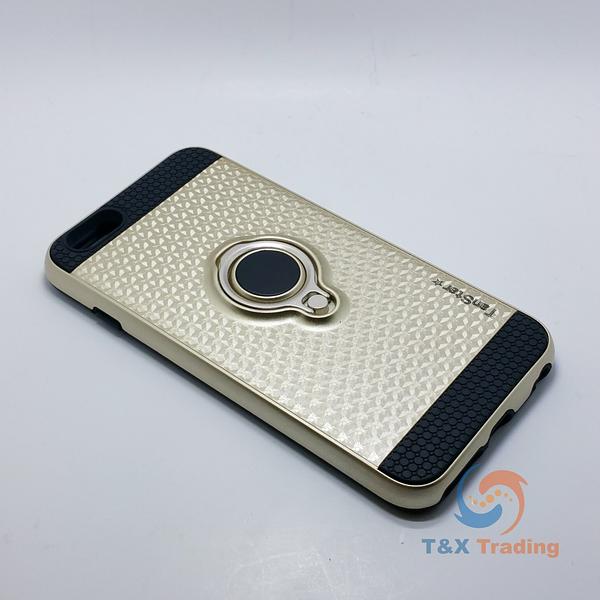 Apple iPhone 6 Plus / 6S Plus - TanStar Magnet Enabled Case with Ring Kickstand