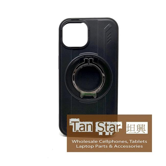 Apple iPhone 15 - NINJA Magnet Enabled Case with Ring Kickstand