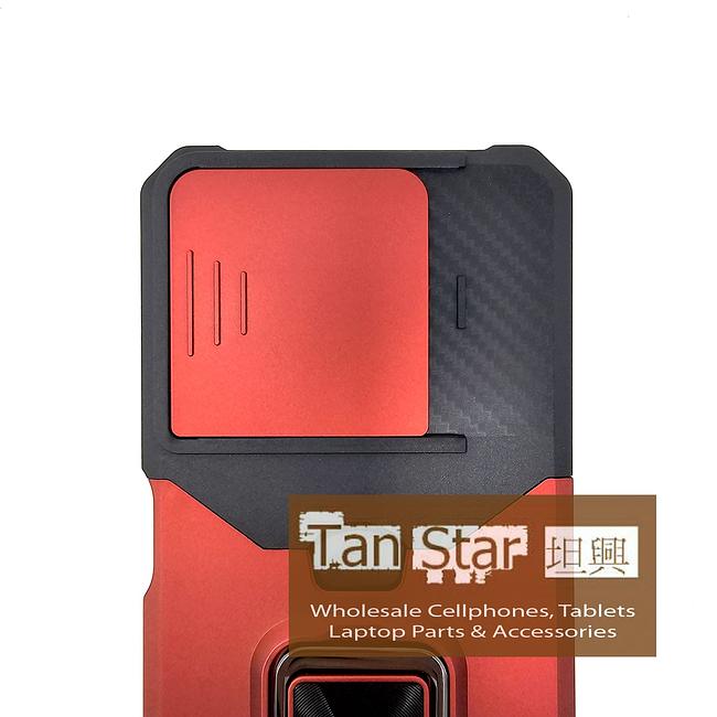 Motorola Moto G 5G 2025 - Secure Card Holder Magnet Enabled Case with Ring Kickstand