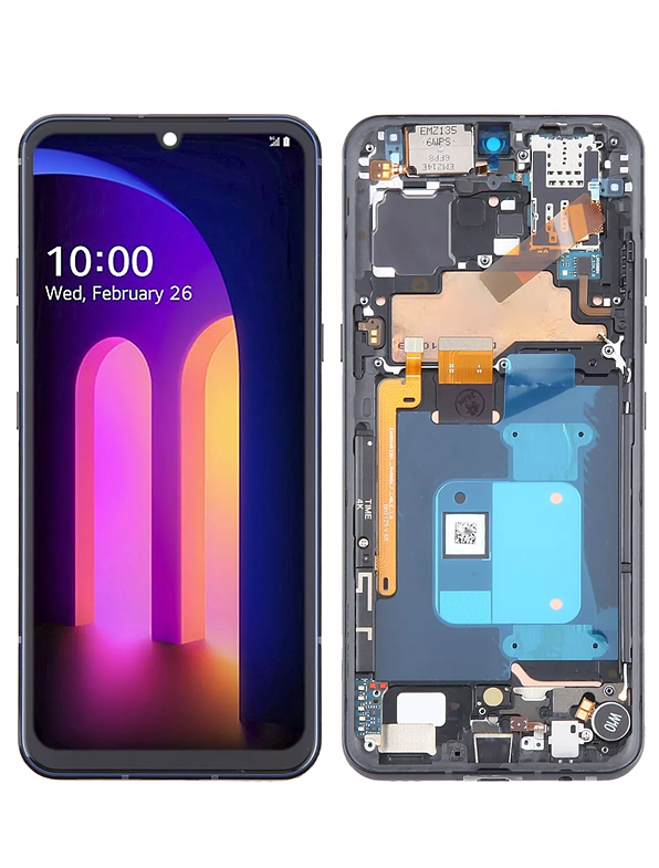 LCD digitizer with frame for LG V60 ThinQ V605N V600AM