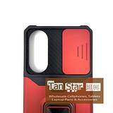 Samsung Galaxy S25 Edge - Secure Card Holder Magnet Enabled Case with Ring Kickstand