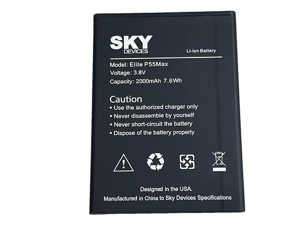 lcd digitizer with frame for Sky Device Elite P55 Max