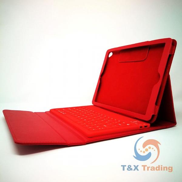 Apple iPad Air / Air 2 / 9.7" 2017 / 2018 - Bluetooth Keyboard Tablet Leather Case