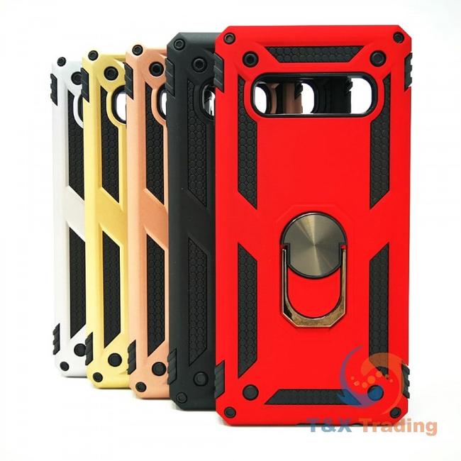 Samsung Galaxy S10e - Transformer Magnet Enabled Case with Ring Kickstand