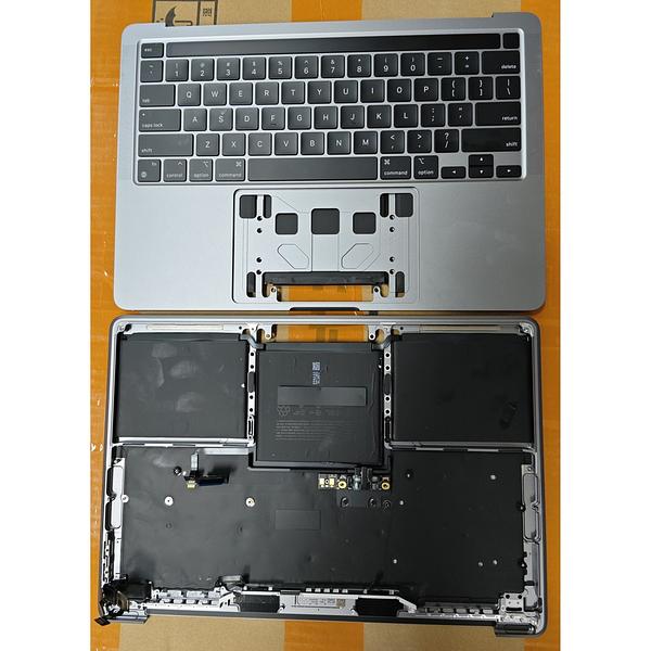 mid frame with keyboard battery for 13" MacBook Pro A2338 (original pull , like new, Canadian English)