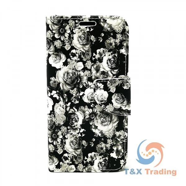 Apple iPhone XS Max  -  Floral Book Style Wallet Case