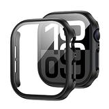 Apple iWatch Series 10 46mm - Silicone Case WITH TEMPERED GLASS