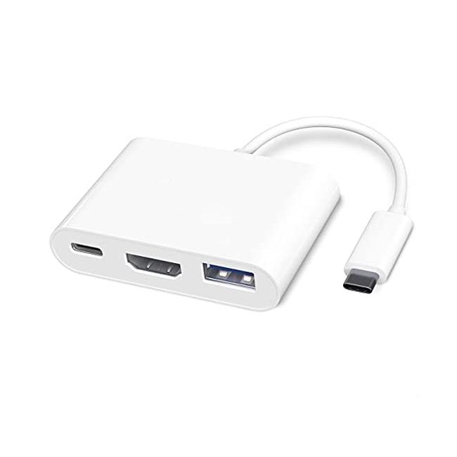 USB-C Male to HUB USB / USB-C / HDMI Female Video Converter USB 3.1 Type-C to HDMI 4K HDTV OTG Adapter Cable