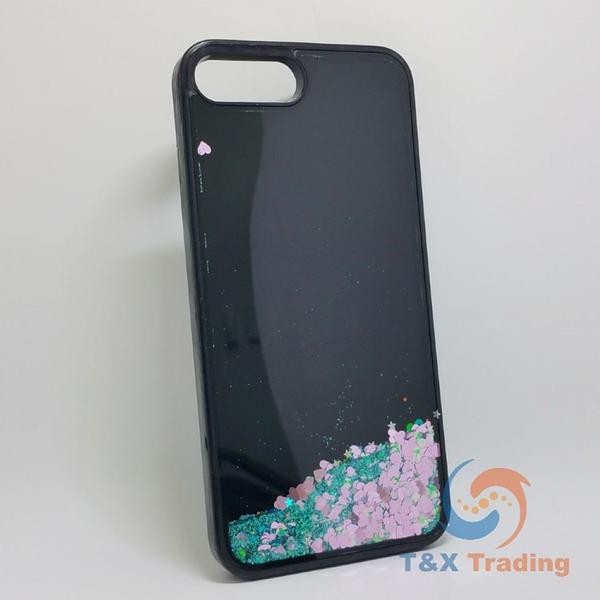 Apple iPhone 7 Plus / 8 Plus - Black Water Liquid Case
