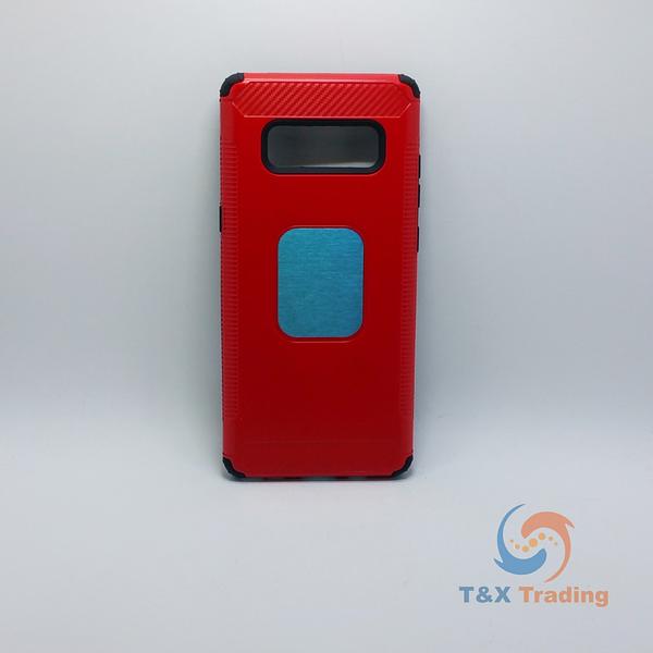 Samsung Galaxy Note 8 - Slim Sleek Magnet Enabled Brush Metal Case