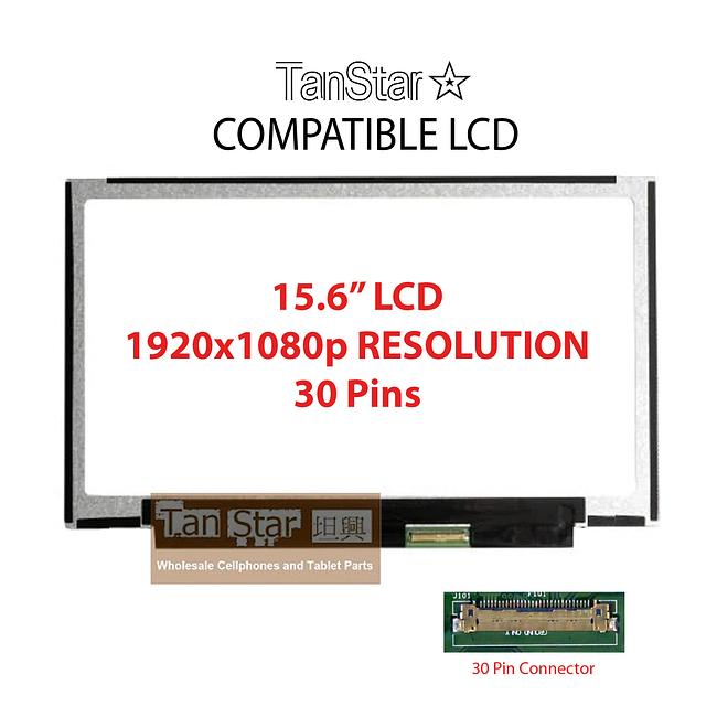 15.6" Laptop LCD Screen 1920x1080p 30 Pins [TSTPC15.6-07]