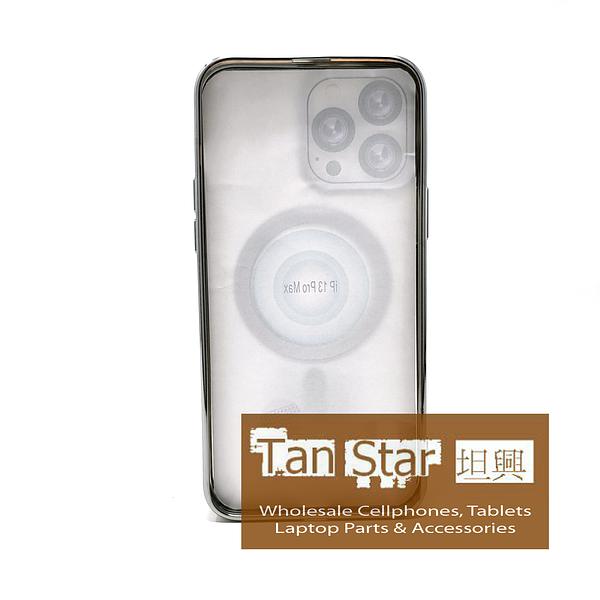 Apple iPhone 13 Pro Max - Chrome Edge Magnet RING Silicone Case