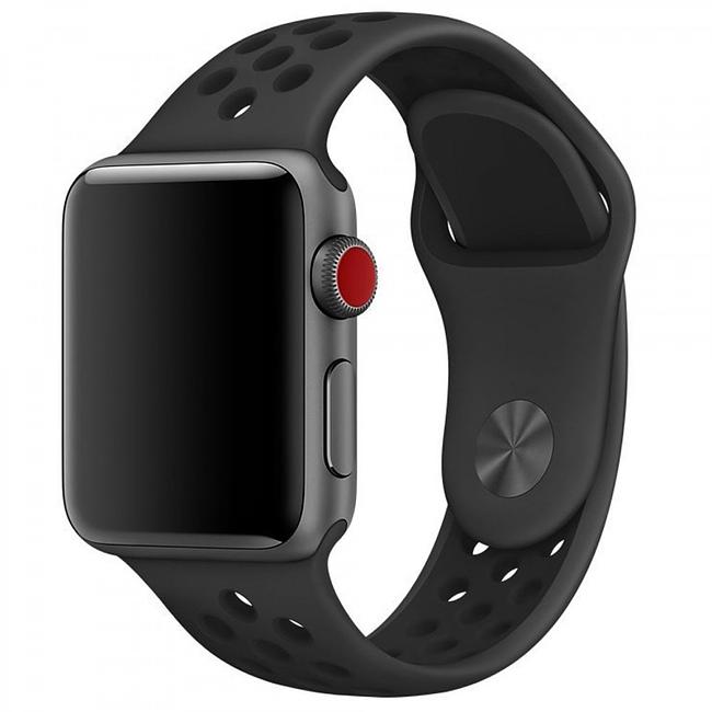 Apple iWatch 42mm / 44mm / 45mm / 49mm / 46mm ( Series 10 ) - Smart Watch Breathable Silicone Sport Band Strap  (Mix Colors)