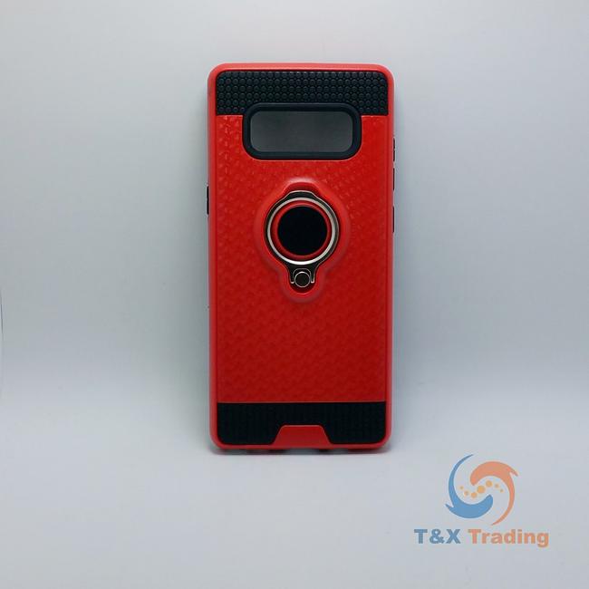 Samsung Galaxy Note 8 - Slim Magnet Enabled Case with Ring Kickstand