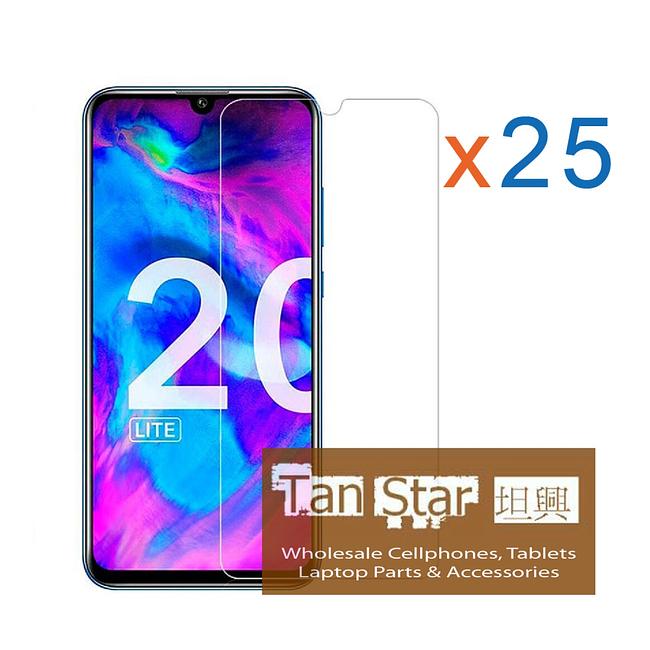 Huawei Honor 20 Lite / Samsung A10 Bulk (25Pcs) Tempered Glass Screen Protector