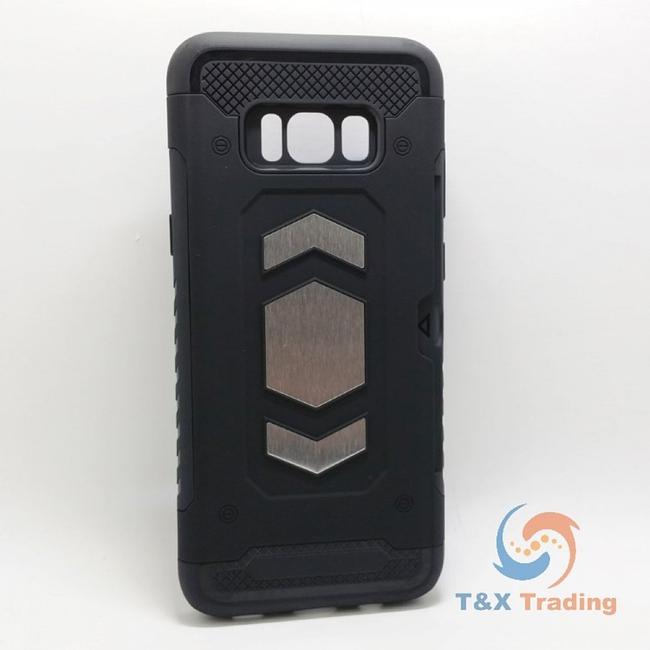 Samsung Galaxy S8 Plus - Magnet Enabled Badge with Credit Card Holder Case
