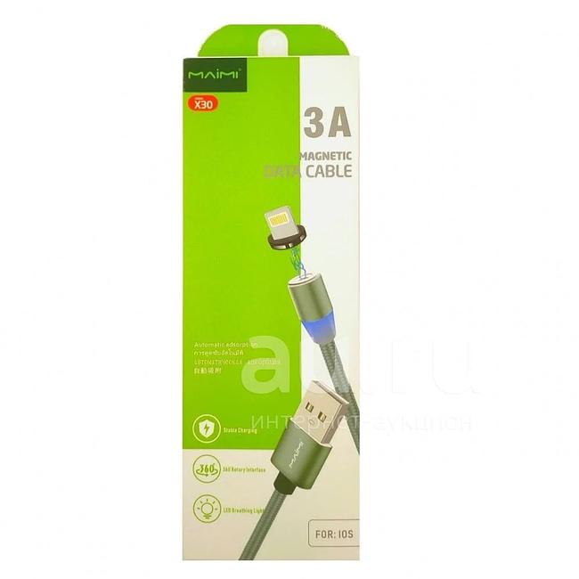 Maimi X30 Lightning Magnetic Charging Cable  Fast Connect USB Charger Cable