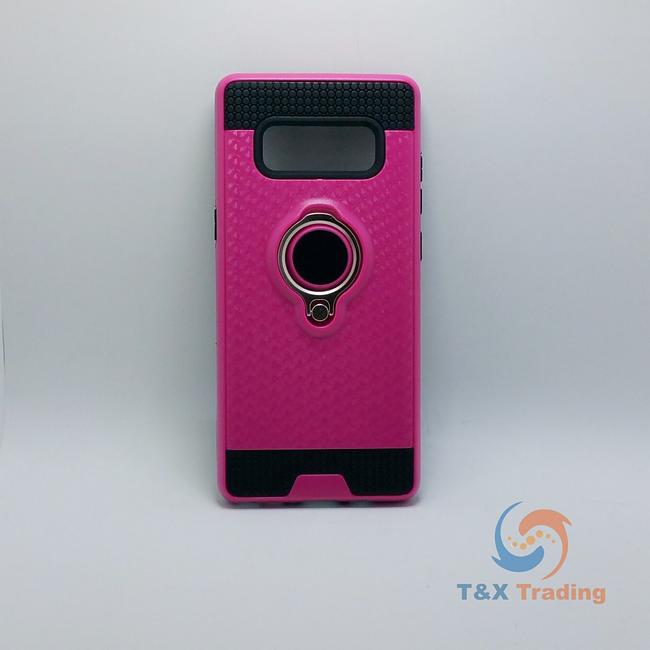 Samsung Galaxy Note 8 - Slim Magnet Enabled Case with Ring Kickstand